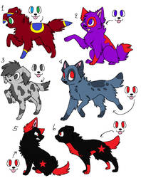 Cheap Wolf Adoptables-Group 7