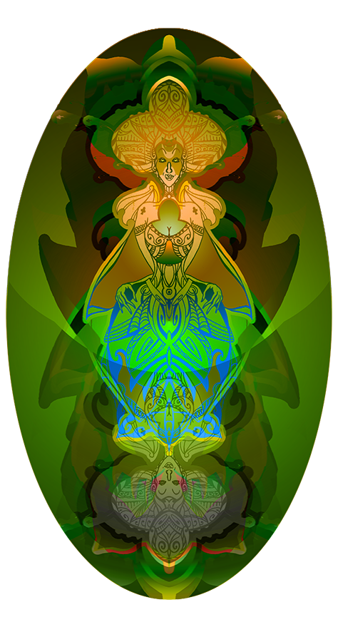 AWESOMELY BRIGHT QUEEN OF CLUBS