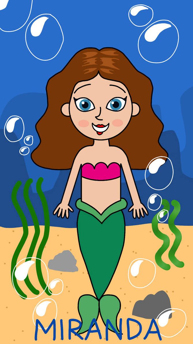 Miranda the Mermaid (Memay day 9) by YellowStarArt on DeviantArt
