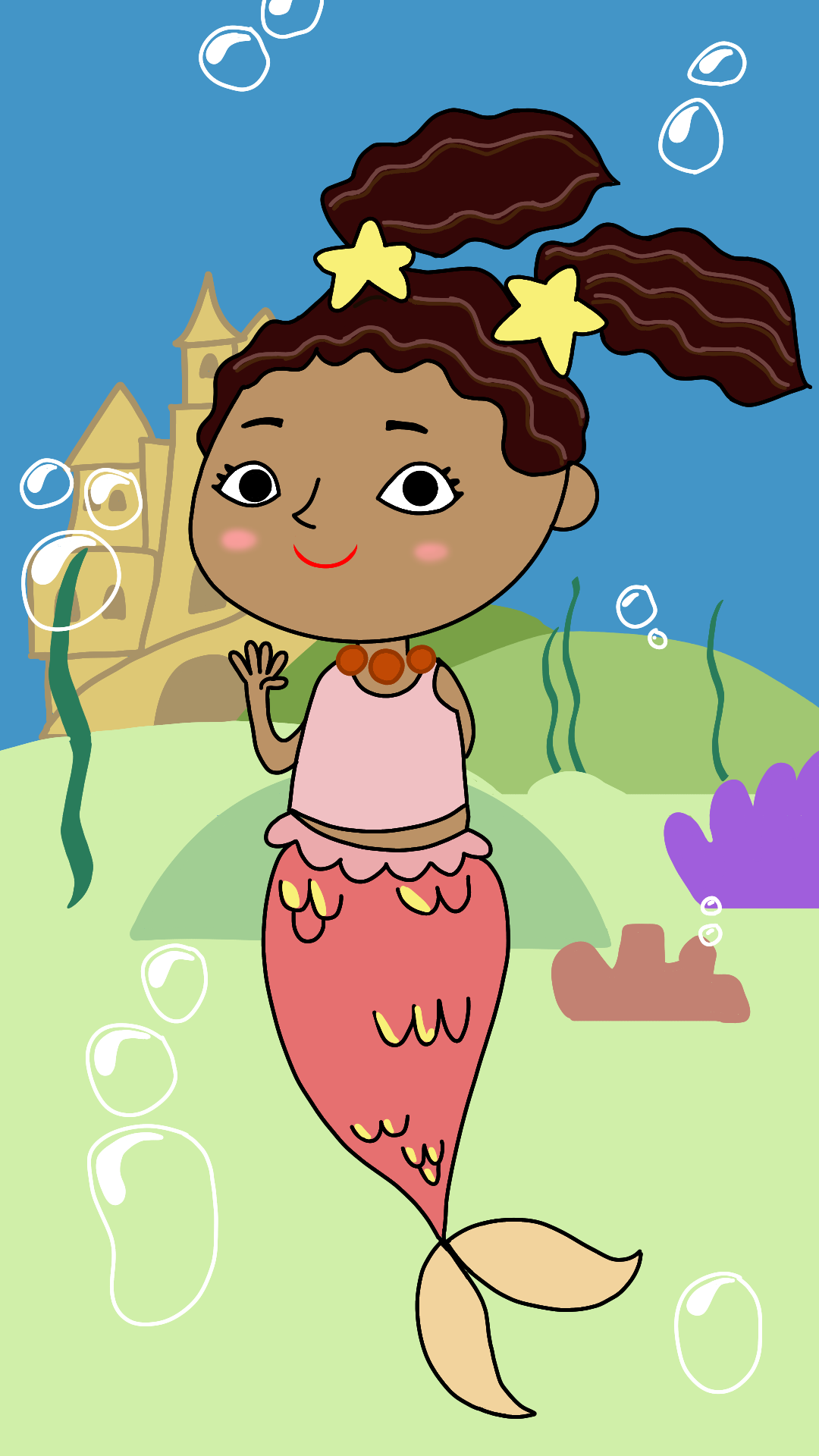 Little Mermaid (From Super Why!) (Mermay Day 21) by YellowStarArt on ...