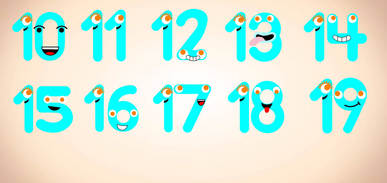 Endless Numbers Fanart: 1-19 by YellowStarArt on DeviantArt