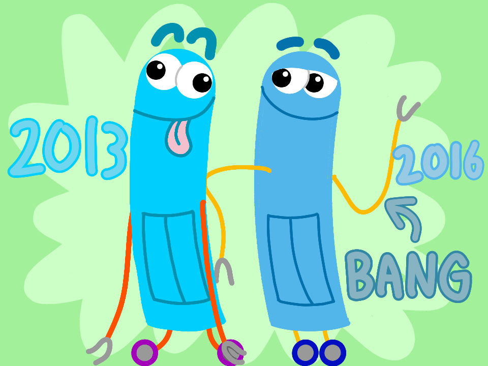 Storybots: Bang's Past And Present Self. by YellowStarArt on DeviantArt