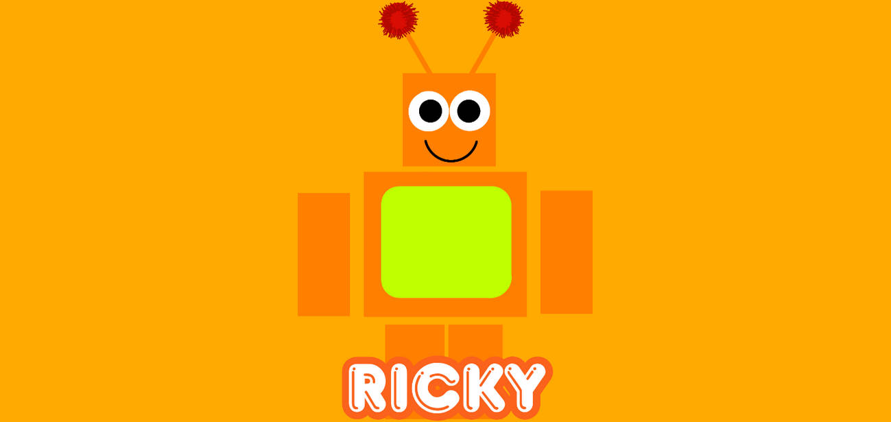 White Bot Ricky Ricky the Robot by YellowStarArt on DeviantArt