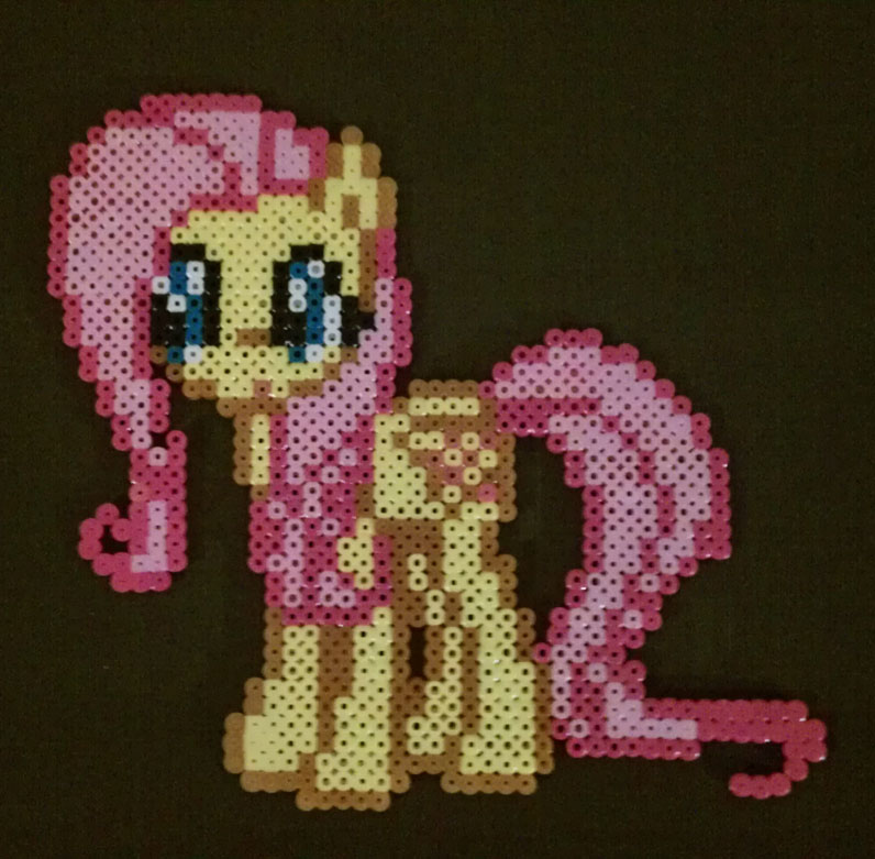 Fluttershy Beadart