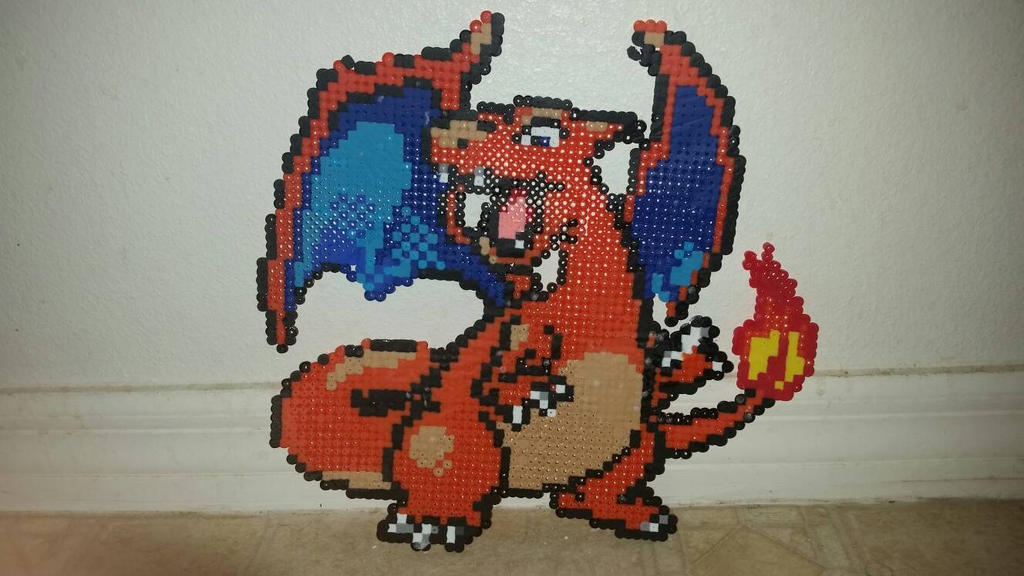 Charizard bead art