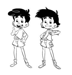 Model Sheet 1- Inks