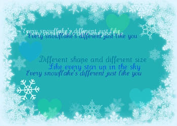 Every Snowflake is Different