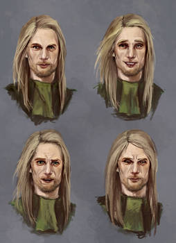 Male Character Face Expression