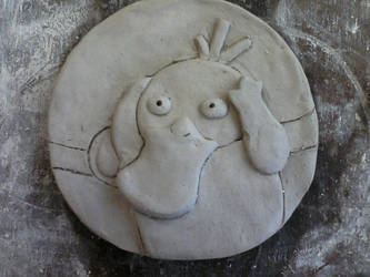 Unfinished Psyduck tile