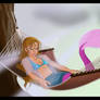 Commission-Mermaid in Hammock