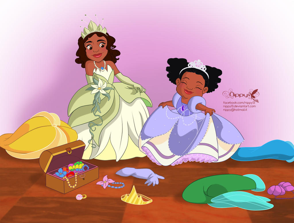 Two little princesses by Nippy13 on DeviantArt