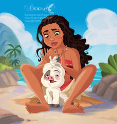 Moana and Pua-New 'earcut'