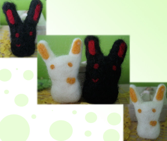 Felted Bunnies