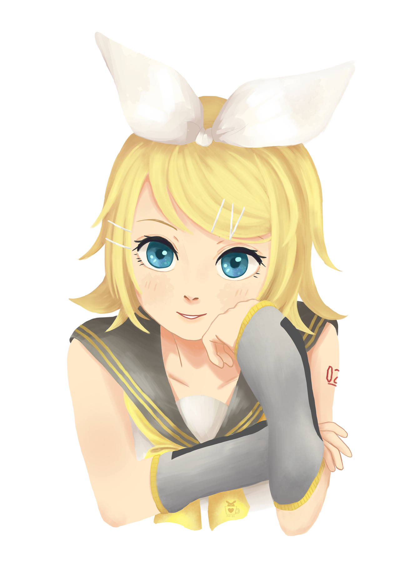 Rin smiling :) by yachidere on DeviantArt