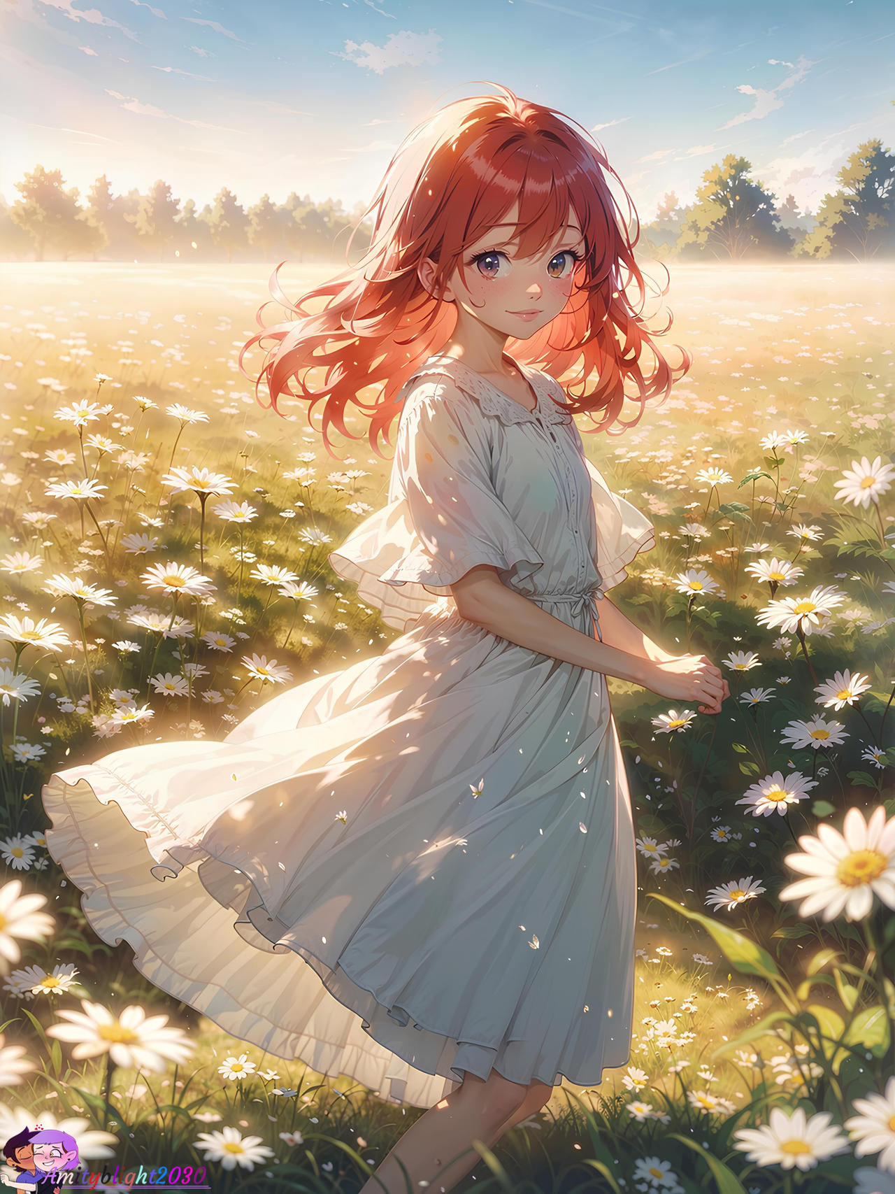 Beautiful Tween Girl With Long Red Hair by Amityblight2030 on DeviantArt