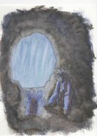 Pokemon Trainer Cave Watercolor
