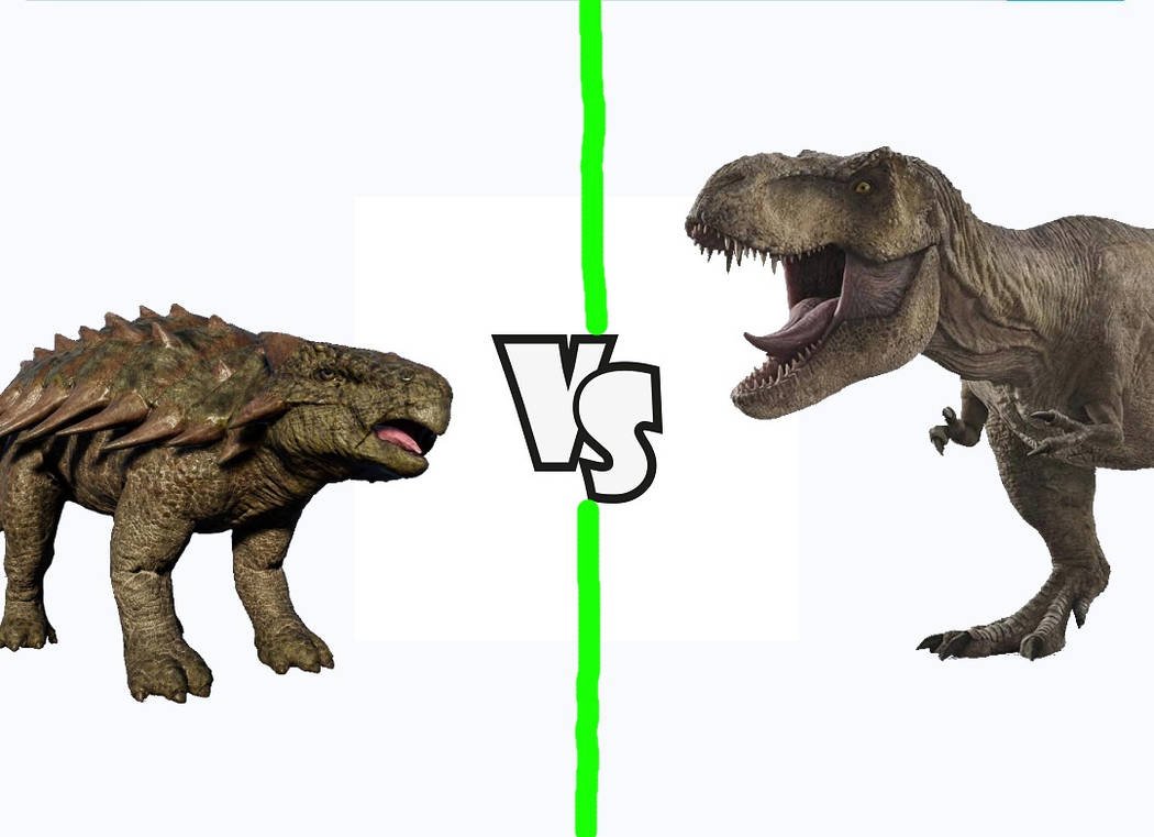 Ankylosaurus vs T. Rex by Streamliner3000 on DeviantArt