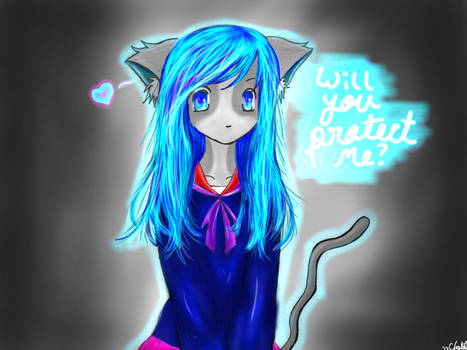 Anime kitty :3