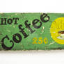 Hot Coffee Wooden decorative sign