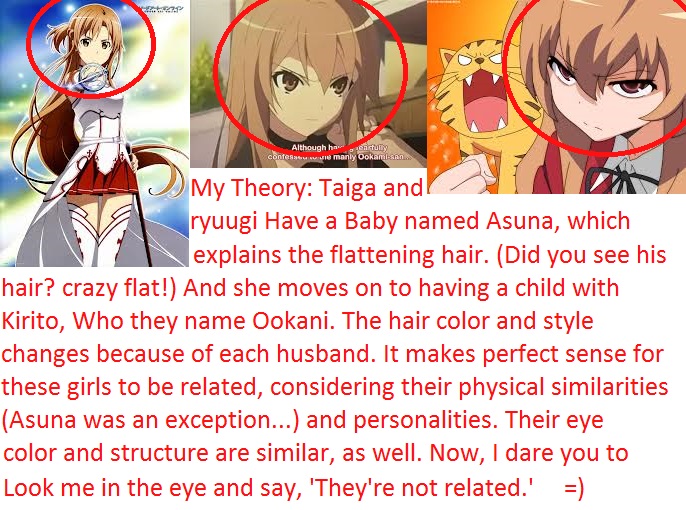 1 2 3 Taiga And Ryuugi 1 2 3 Asuna And Kiri By Icecoldcharm On Deviantart