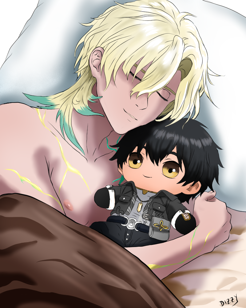 Luckae Hugging Luuk Cuddles by dizzyarcher on DeviantArt