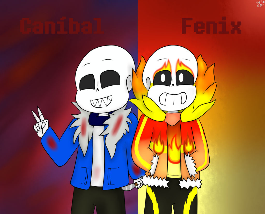 Cannibal and Fenix Sans (Aus) by Chaos711YT on DeviantArt