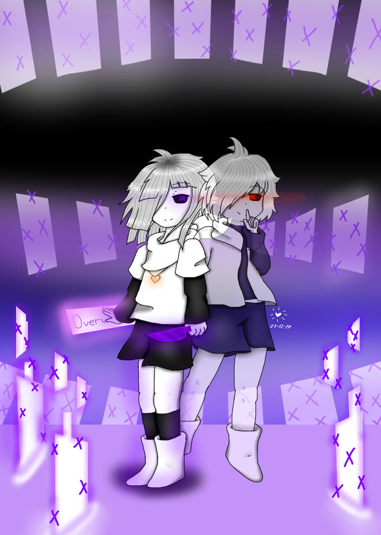 Cross Frisk X-Tale Frisk and Chara by Chaos711YT on DeviantArt