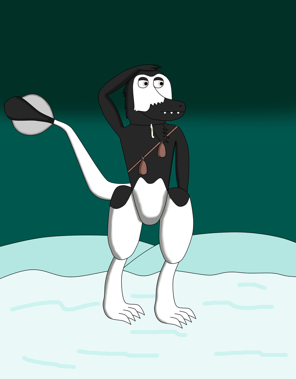 Art Trade: Taco The Kobold In The Cold by NitroactiveStudios