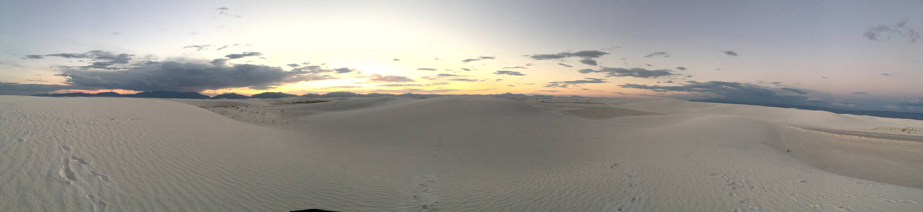 Panorama of White Sands