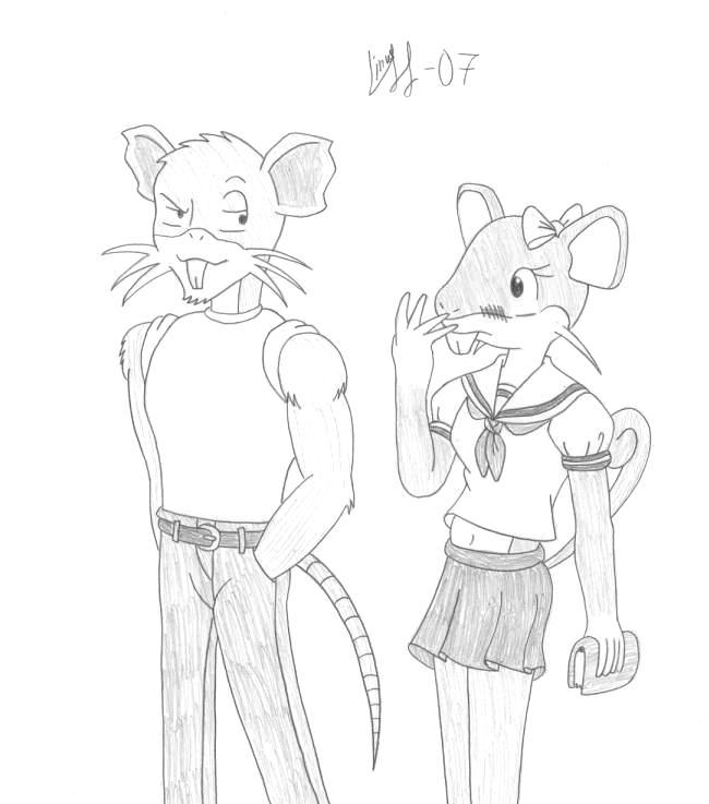 Human Ratta Rattata anthro 1 by Limpurtikles on DeviantArt