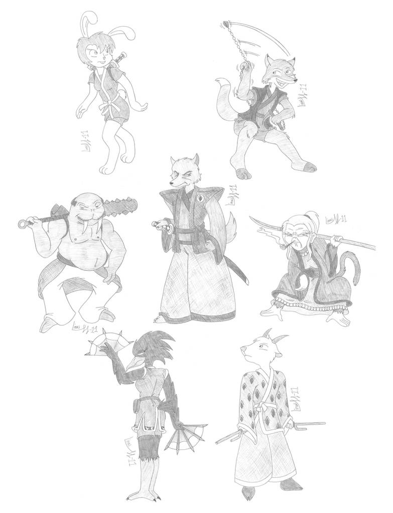 The Seven Furry Samurai