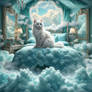 Cat in a Bed of Clouds