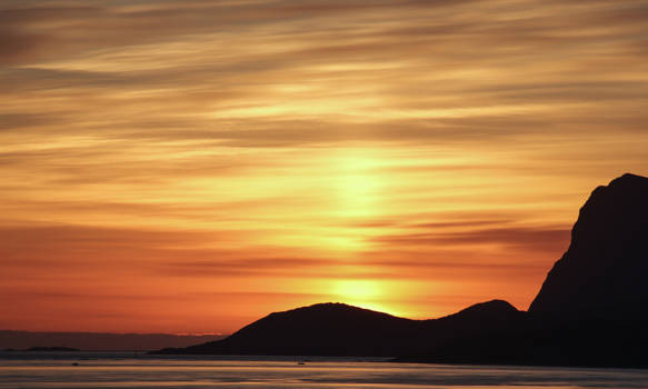 Lofoten at sunet