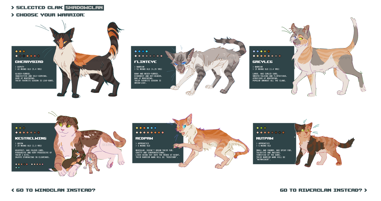 Shadowclan Id SHADOWCLAN // auction: closed by dial1789 on DeviantArt