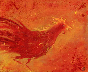 Fire rooster