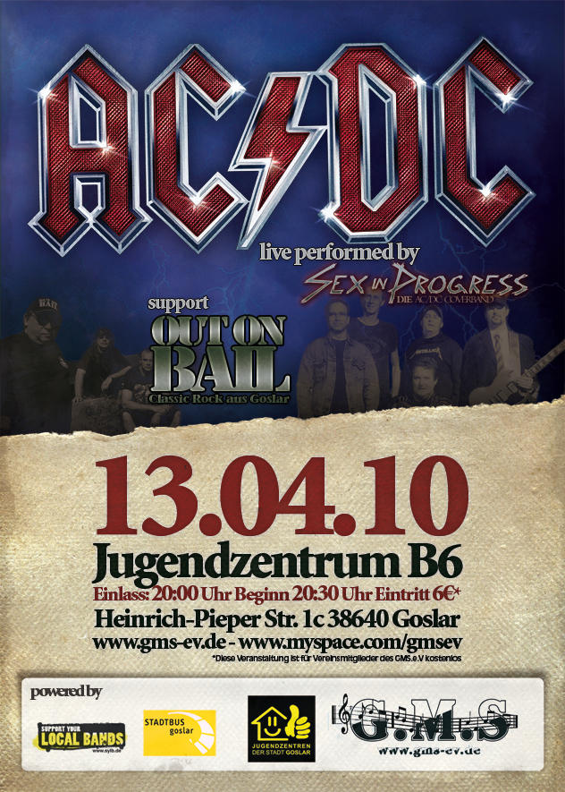 ACDC Cover Konzert Flyer by WaterPh0eniX on DeviantArt