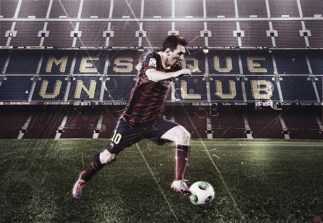Lionel Messi Wallpaper by MWKGFX on DeviantArt