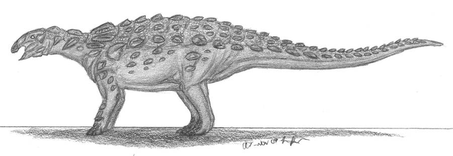Panoplosaurus mirus by EmperorDinobot