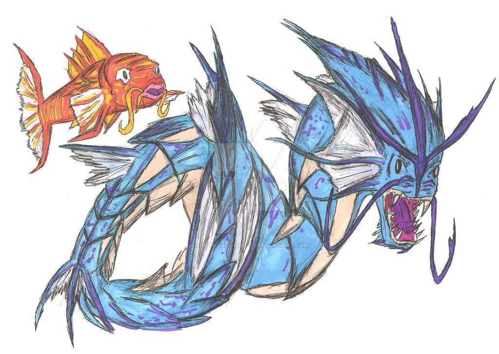 Magikarp and Gyarados realistic by EmperorDinobot on DeviantArt