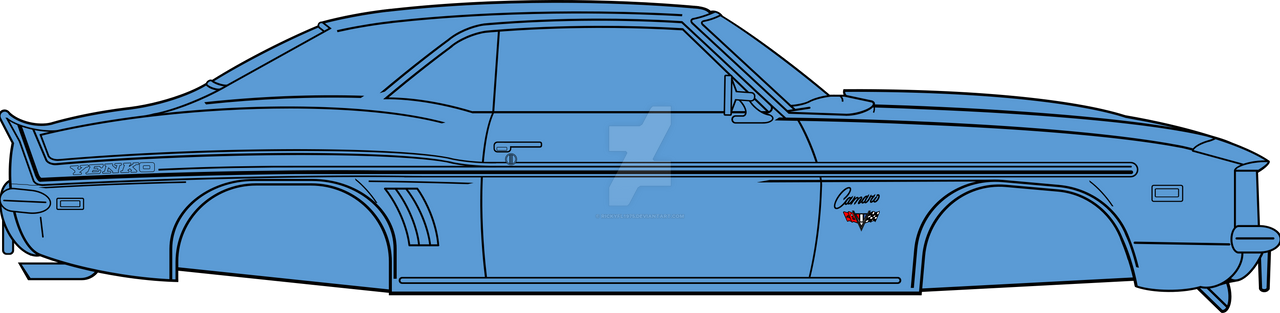 1969 Yenko Camaro - Outlined With Created Logos by RickyFL1975 on ...