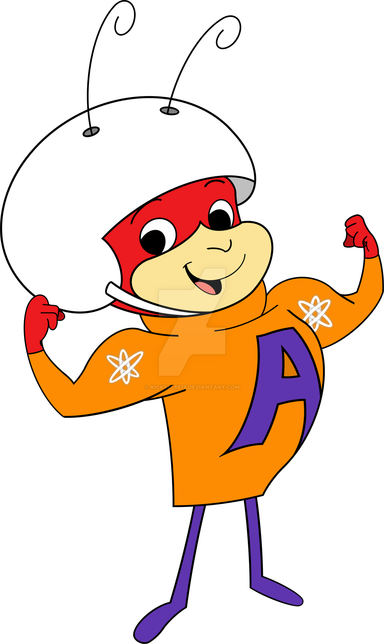 Atom Ant Strength Colored by RickyFL1975 on DeviantArt