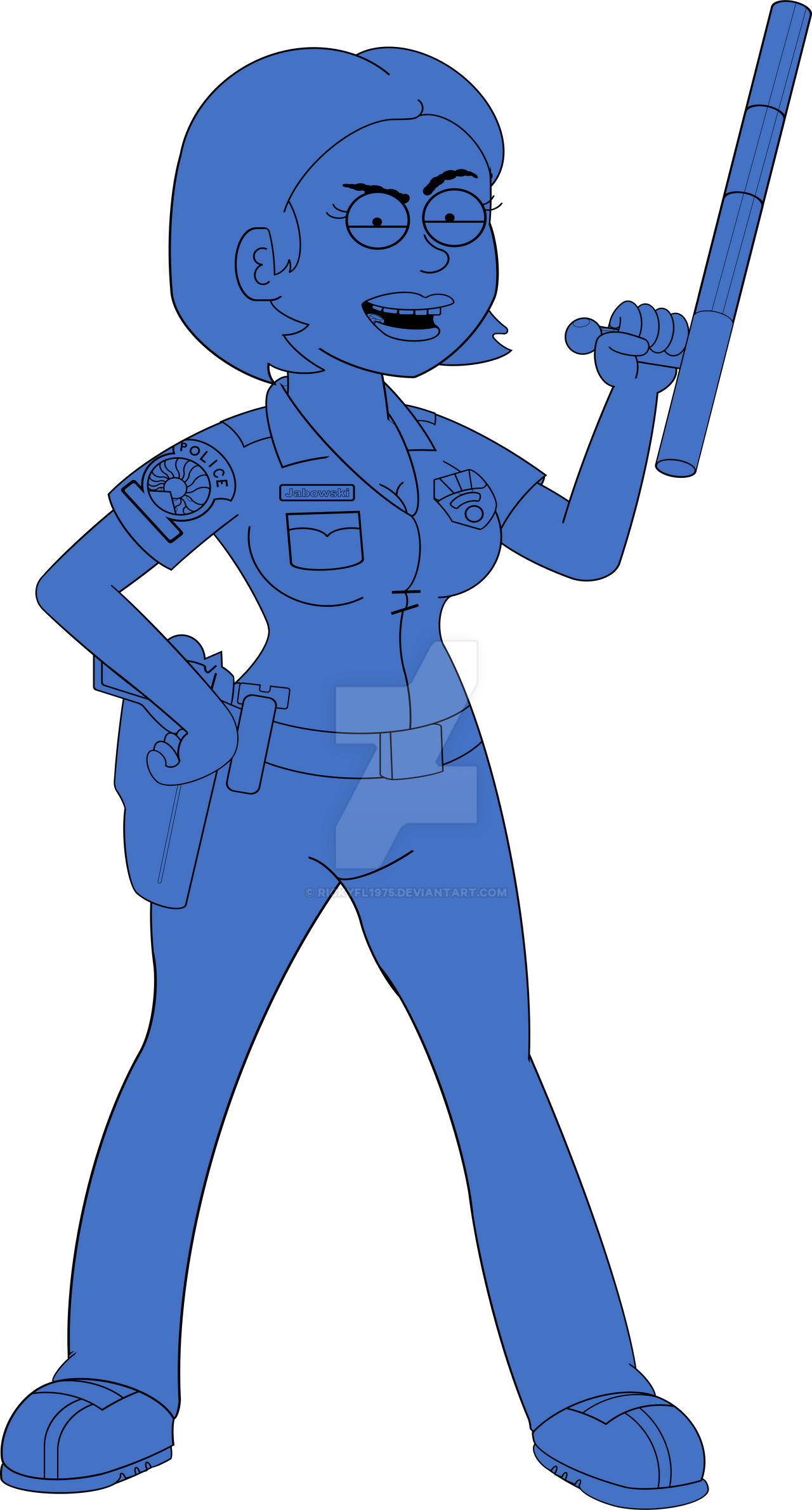 Paradise P.D. - Gina Jabowski - Outlined