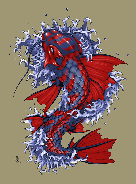 Koi Fish Tattoo by Deks-Designs on DeviantArt