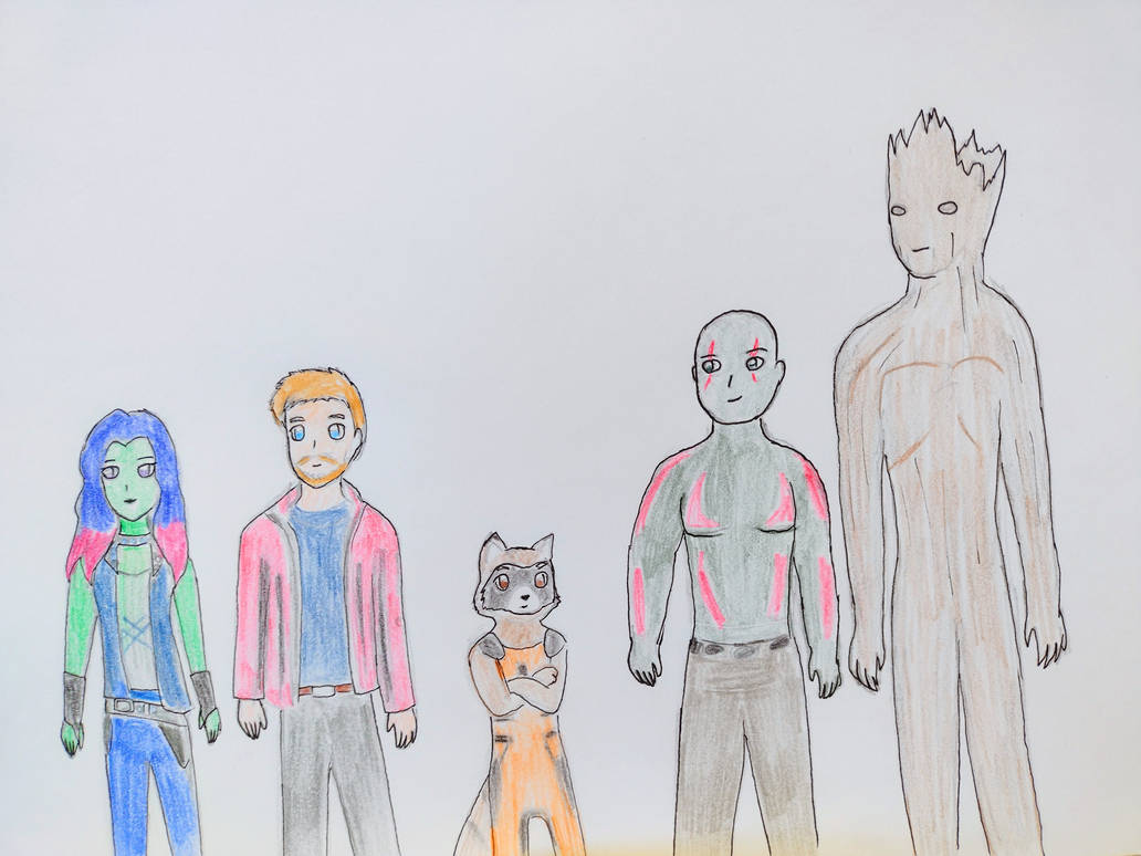 Gotg Drawing 10 Years of GotG by Subarufoxboy on DeviantArt