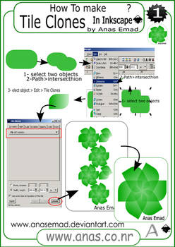 Use tile clones in inkscape