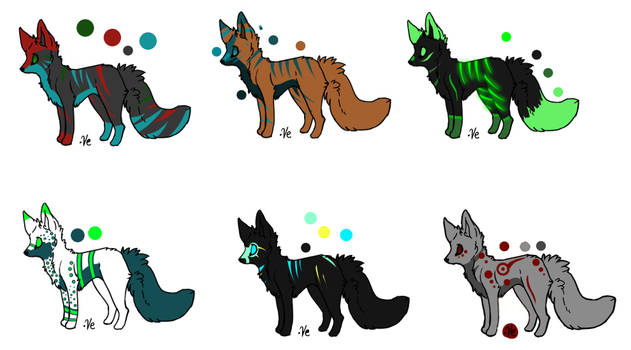 Fox adoptables 1