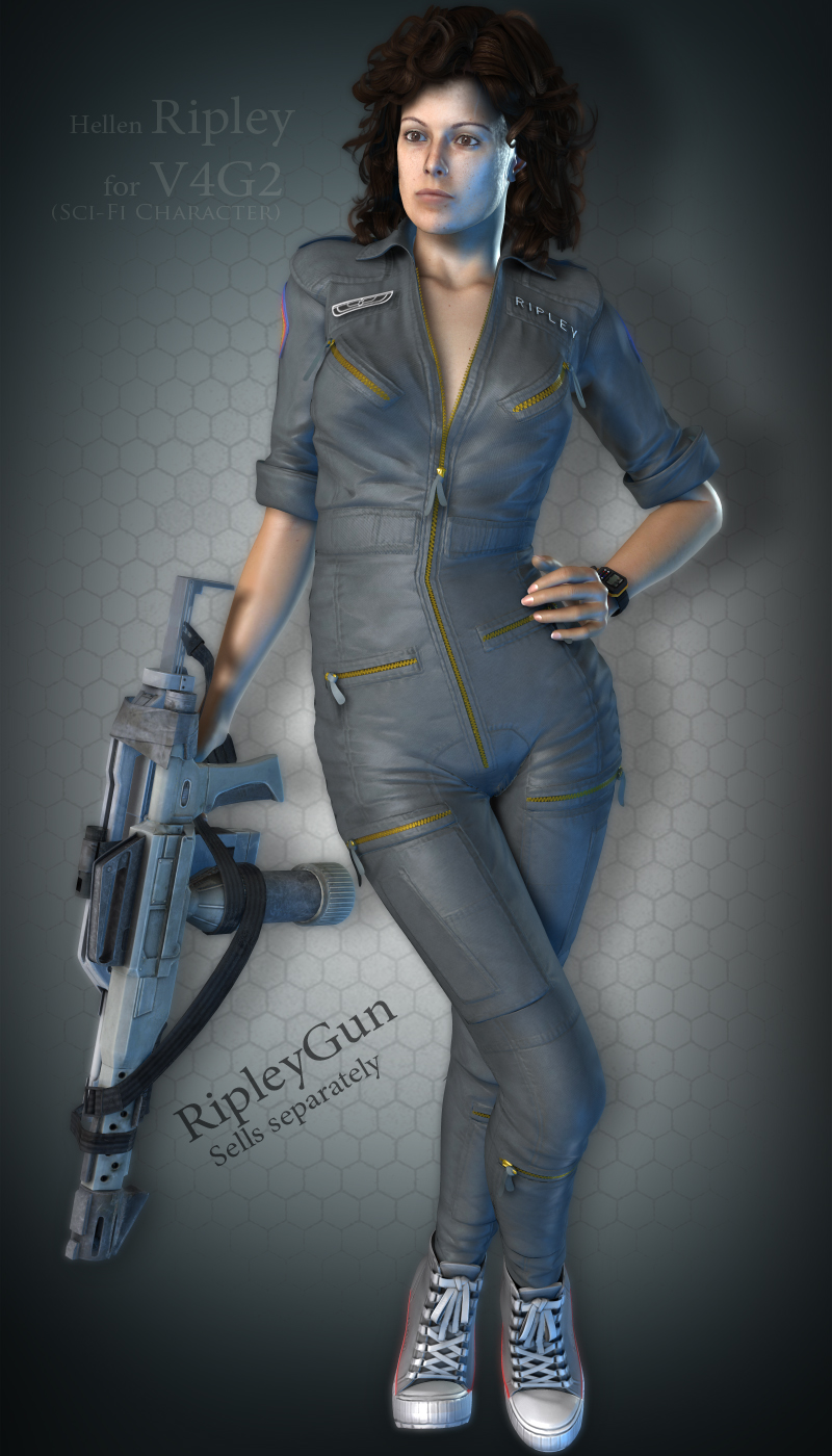 REV2 Claire Redfield for G9  3d Models for Daz Studio and Poser