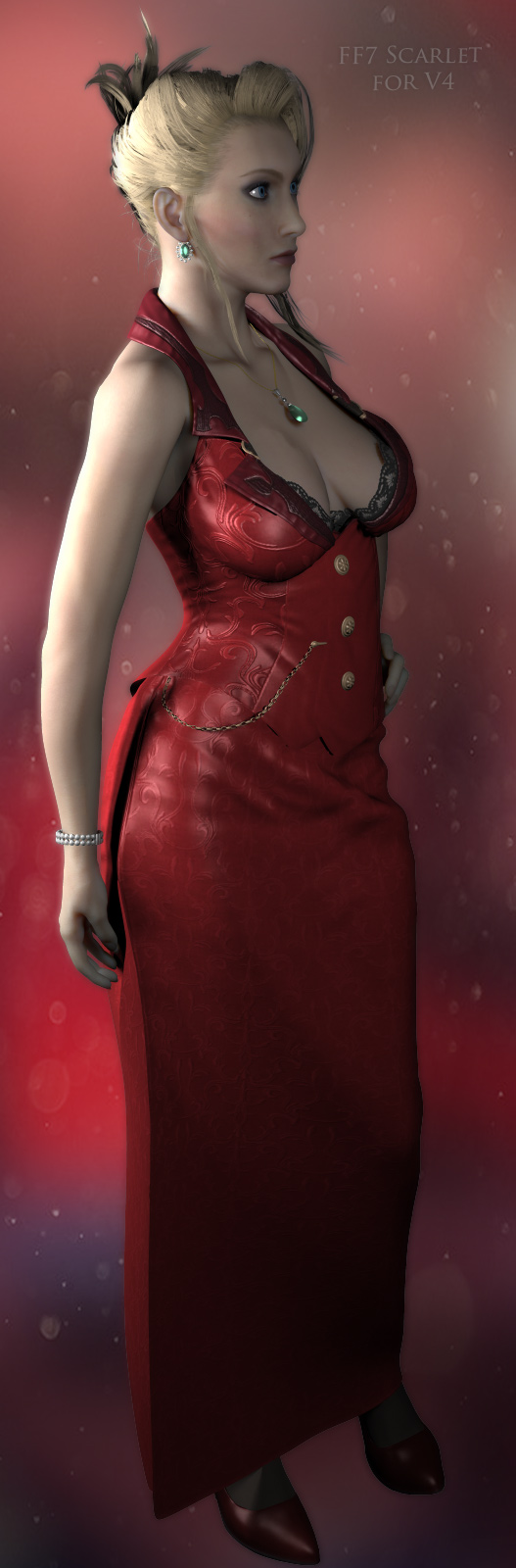 Final Fantasy VII Scarlet V4 by ForRender on DeviantArt