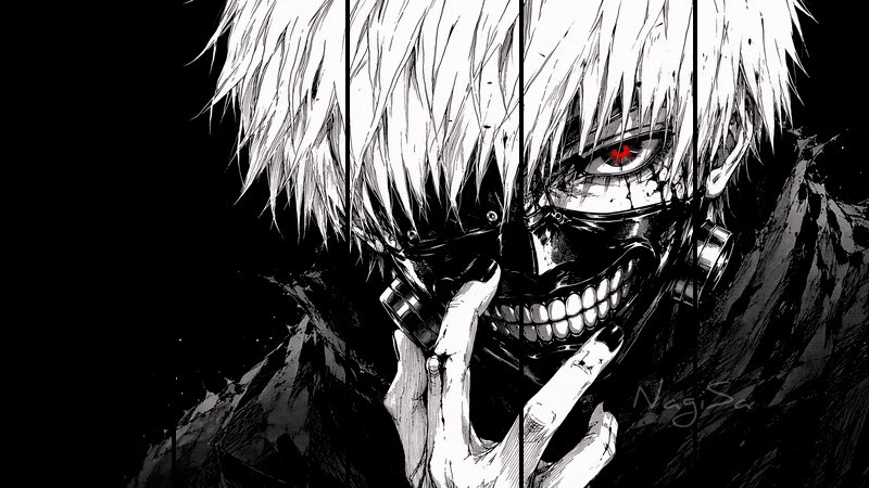 Header Fill Design Steam Workshop - Kaneki Ghoul Smile by NagiSaDesign on DeviantArt