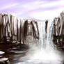 Environment 022 - Large Waterfall